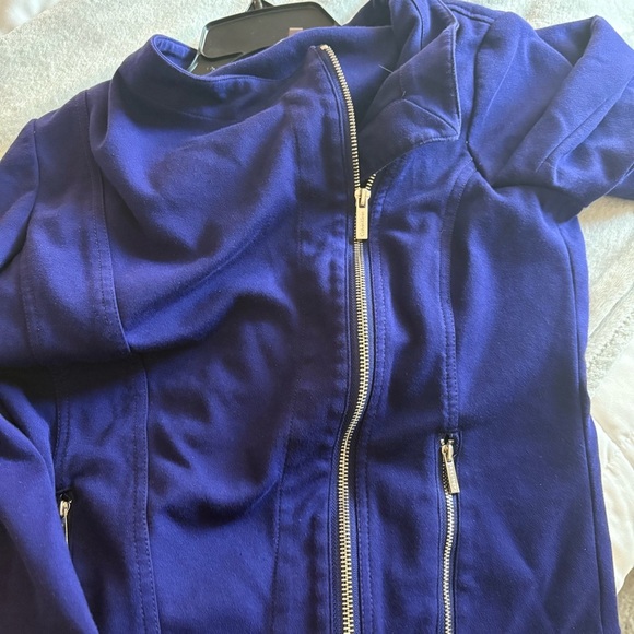 Calvin Klein Women's Violet Zip Up Blazer Jacket - Picture 5 of 8